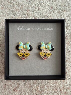 Disney BaubleBar Minnie Mouse Earrings